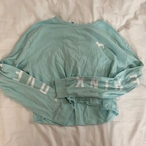 Pink Long Sleeve Crop